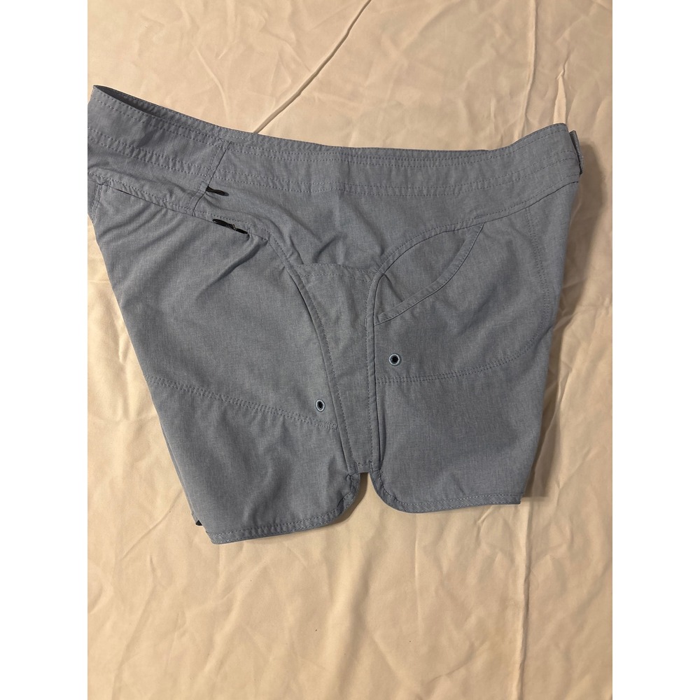 Pelagic Board Shorts Women Size 10‎ Light Blue Excellent Stretch Fishing Pockets